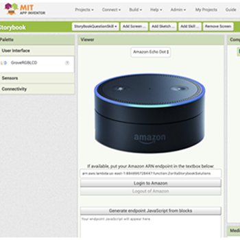 Programming an Amazon Alexa in MIT App Inventor